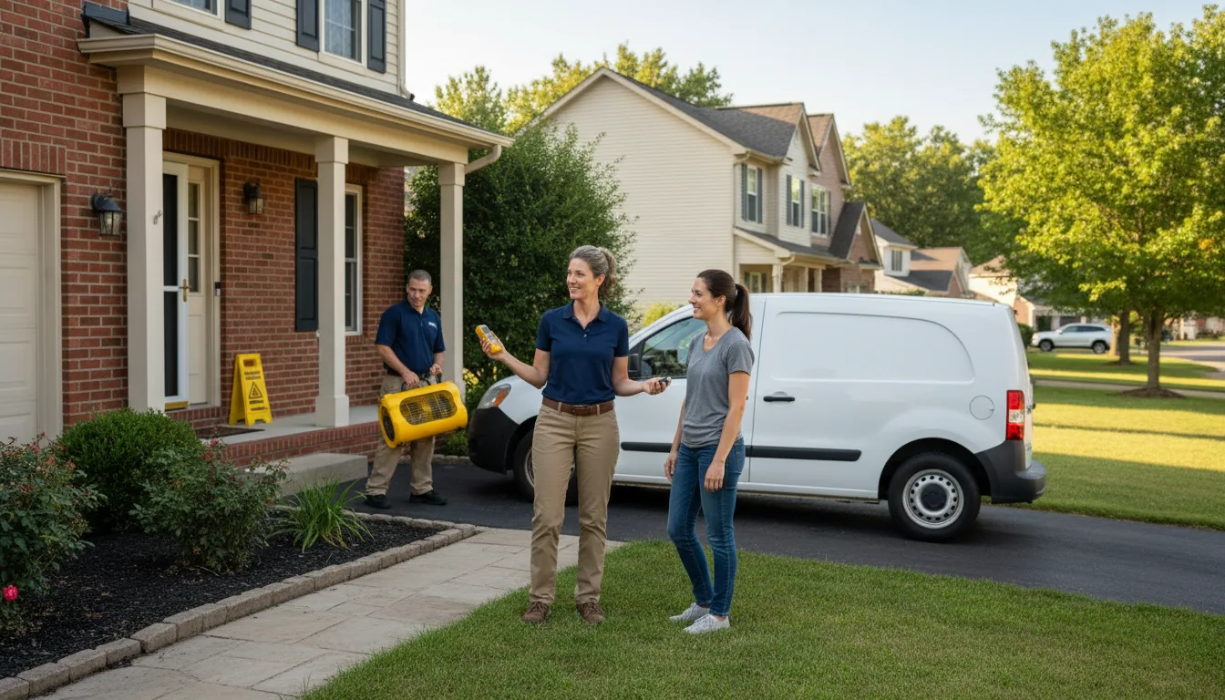 Residential water damage restoration in Concord, NH